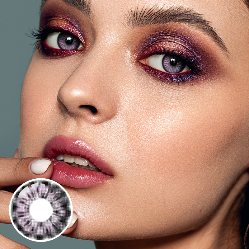 Vintage Purple Yearly Contact Lenses