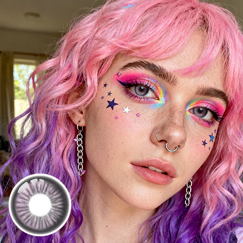 Vintage Purple Yearly Contact Lenses