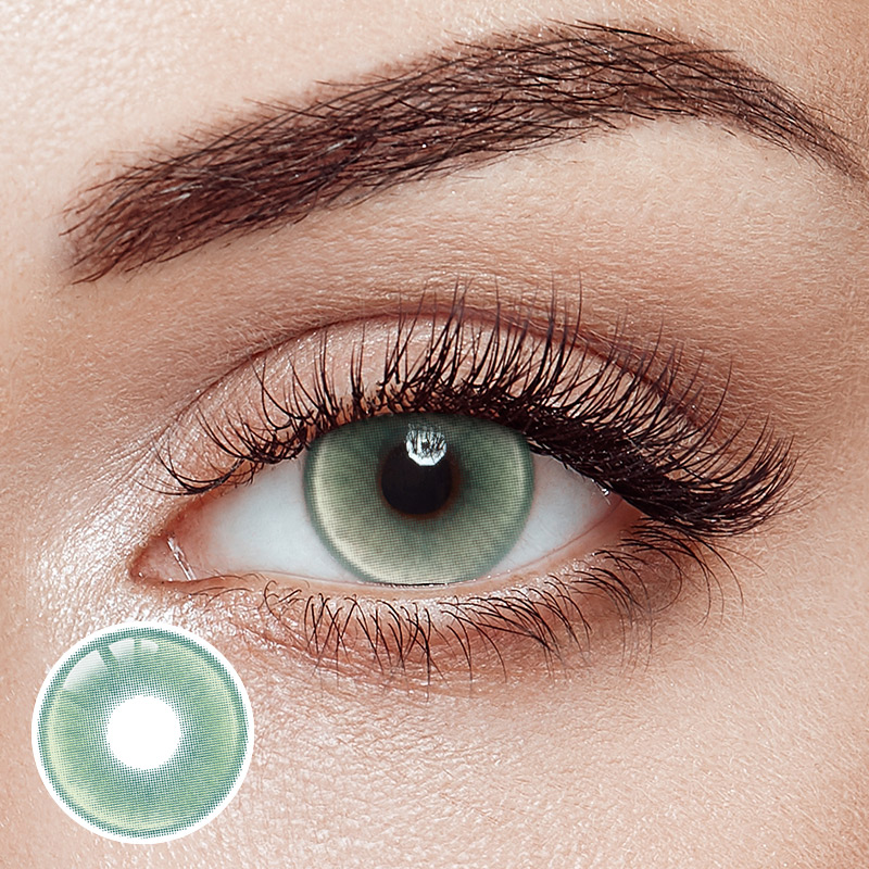 Spring Green Yearly Contact Lenses