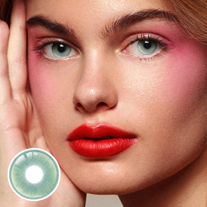 Spring Green Yearly Contact Lenses