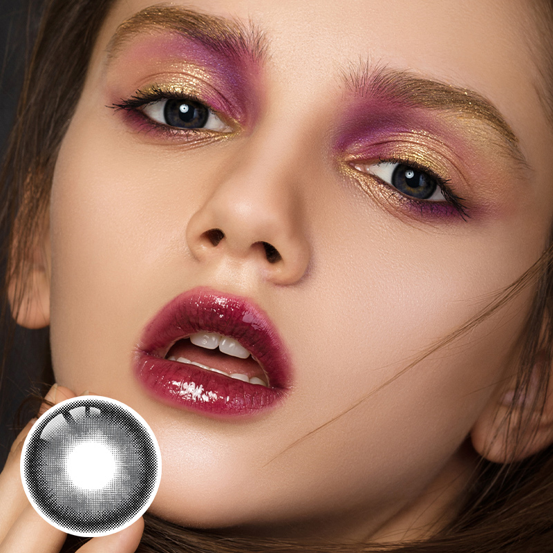 Hazy Grey Yearly Contact Lenses