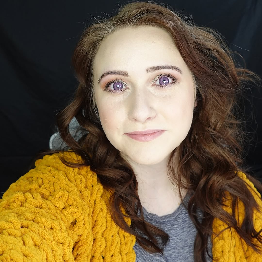 Crystalline Purple Yearly Contact Lenses