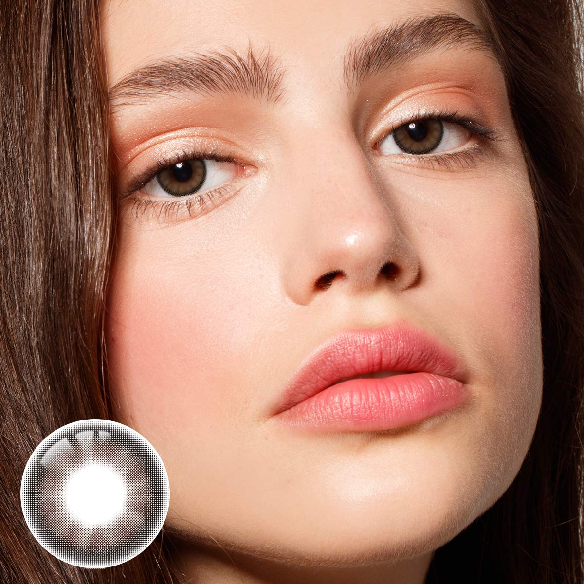 Mousse Brown Yearly Contact Lenses