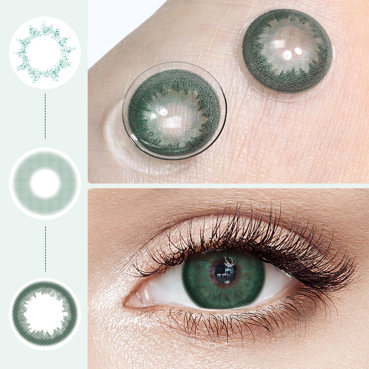 Immersing Green 6 Months Contact Lenses