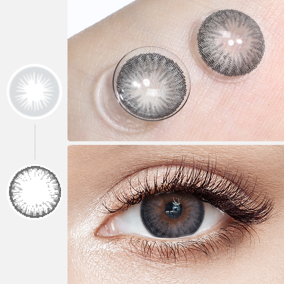 Polar Prism Gray 6 Months Contact Lenses