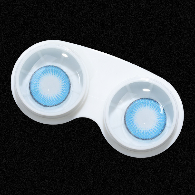 Pinwheel Blue 6 Months Contact Lenses