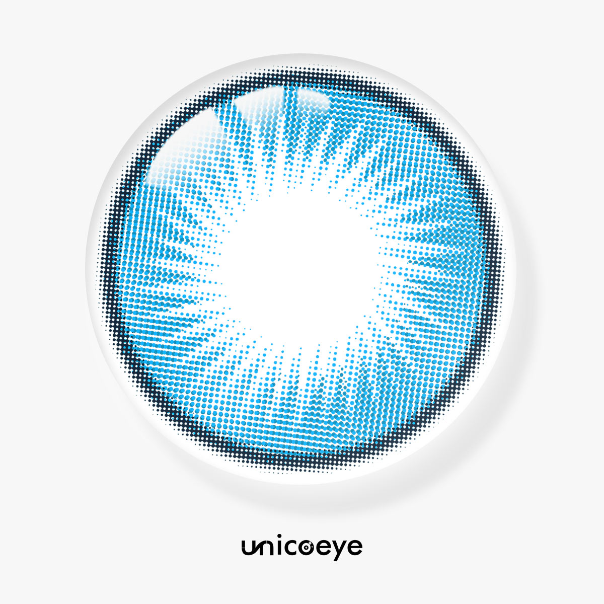 Pinwheel Blue 6 Months Contact Lenses