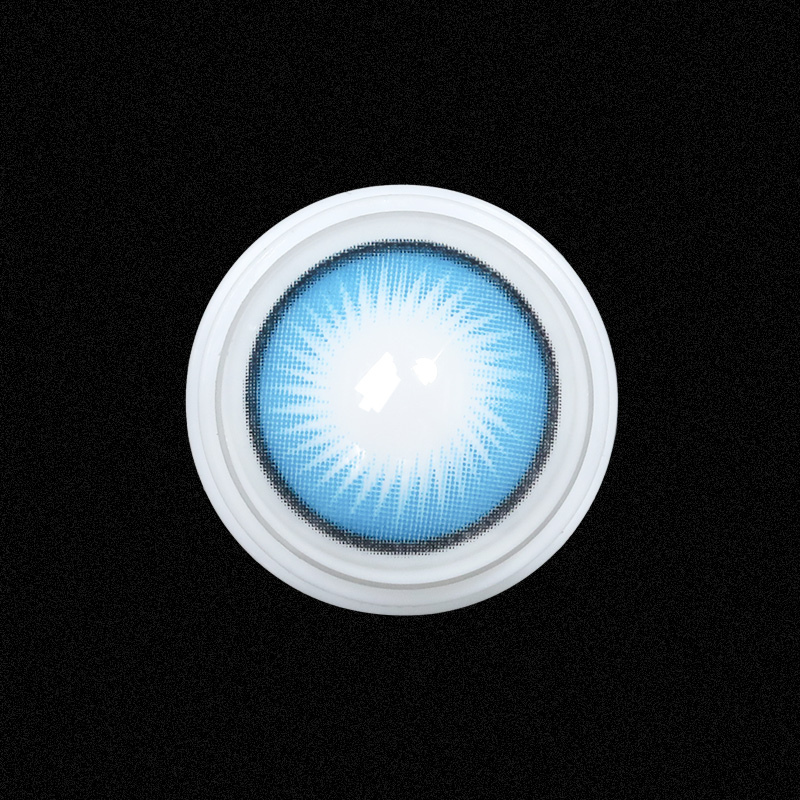Pinwheel Blue 6 Months Contact Lenses