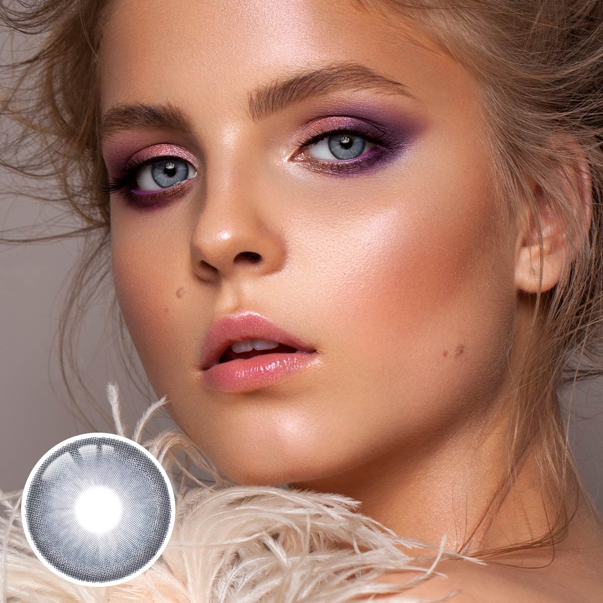 Zircon Blue Yearly Contact Lenses