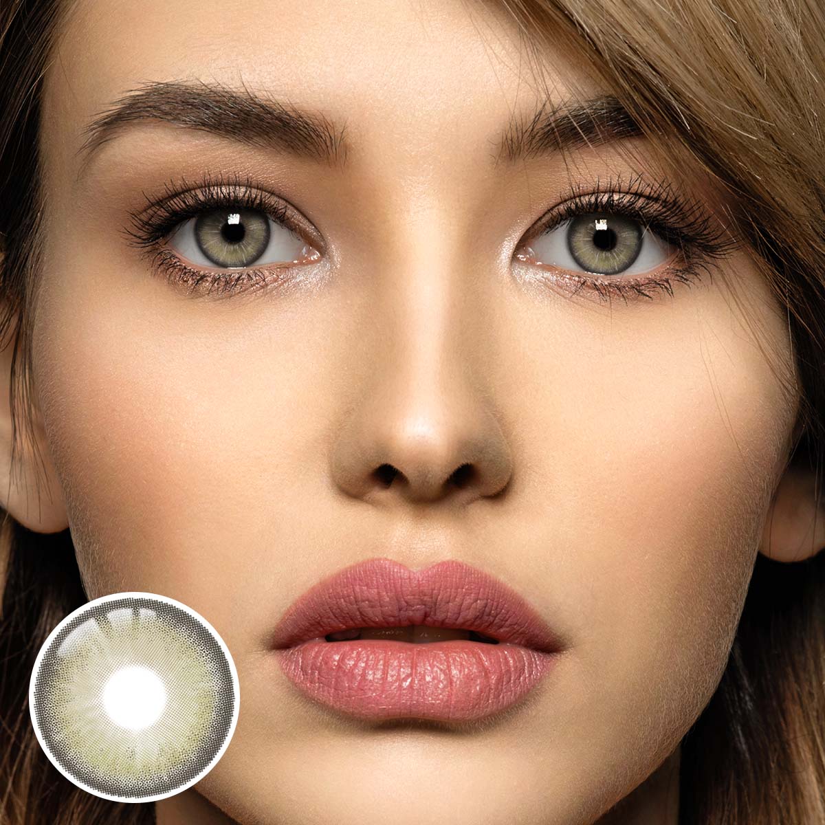 Zircon Brown Yearly Contact Lenses