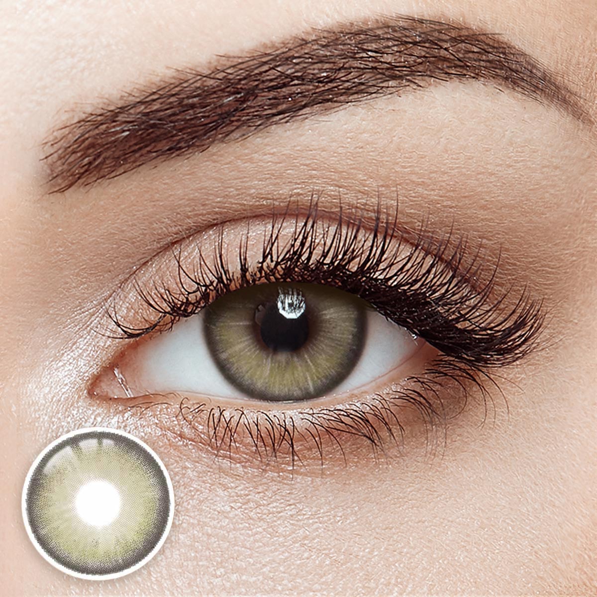 Zircon Brown Yearly Contact Lenses