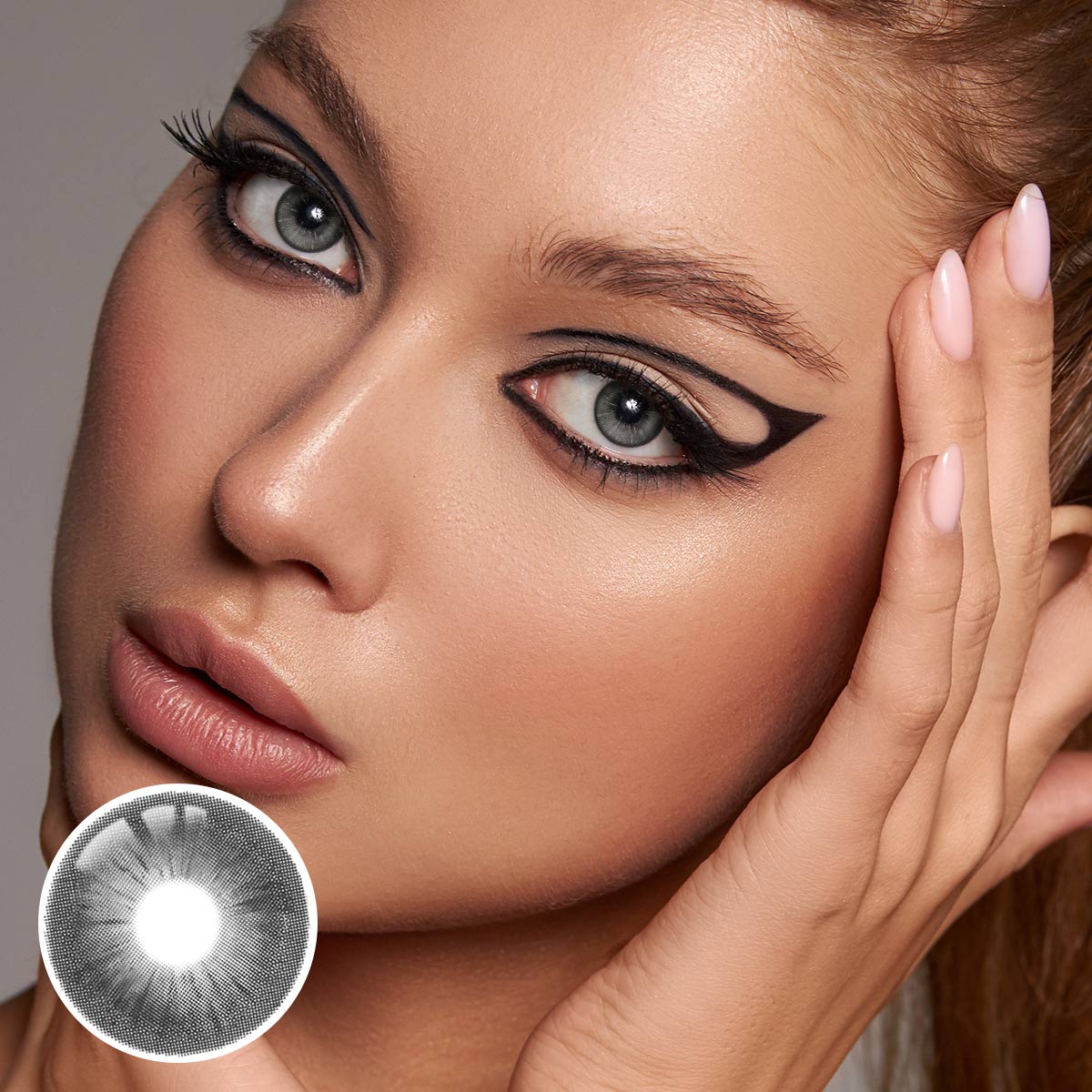 Zircon Gray Yearly Contact Lenses