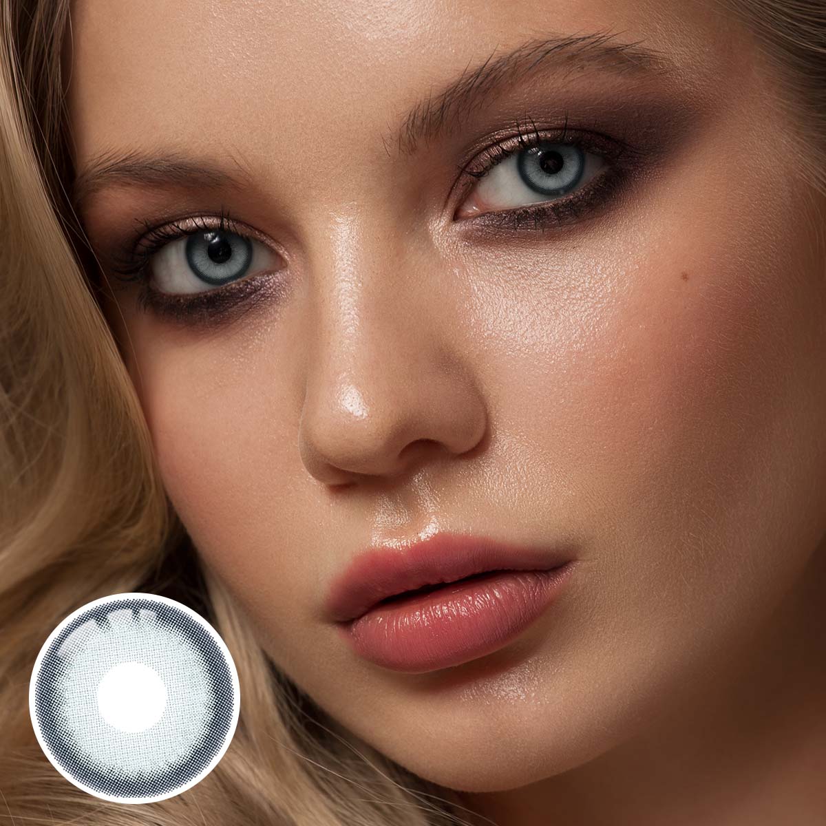 Freshwater Blue Yearly Contact Lenses