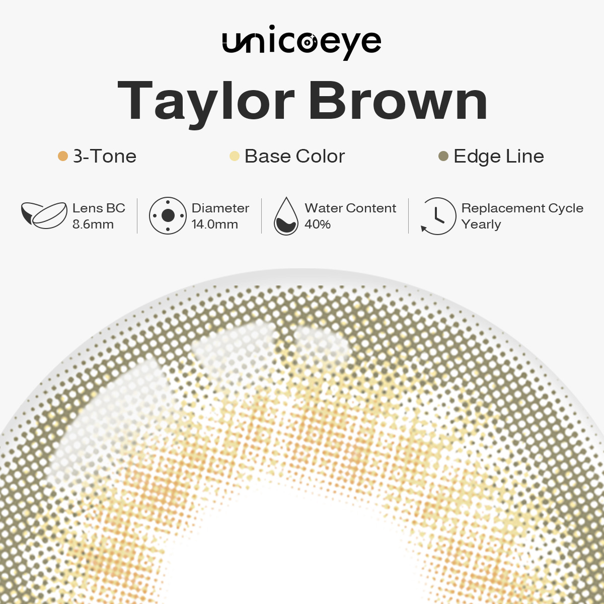 Taylor Brown Prescription Yearly Contact Lenses