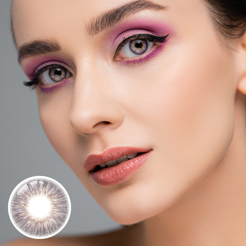 OMG Purple Yearly Contact Lenses