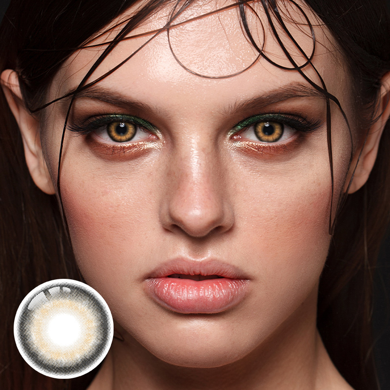 Rich Girl Brown Yearly Contact Lenses