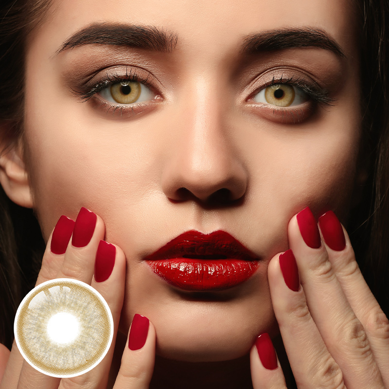 Pola Brown Yearly Contact Lenses