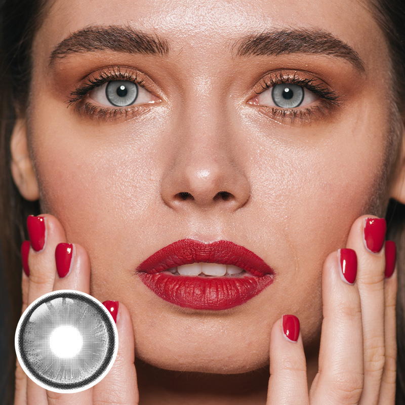 Chicago Gray Prescription Yearly Contact Lenses