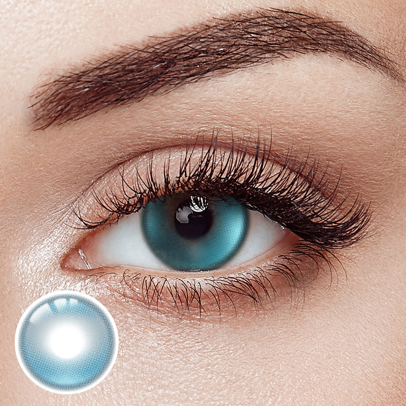 Southern French Holidays Blue Prescription Yearly Contact Lenses