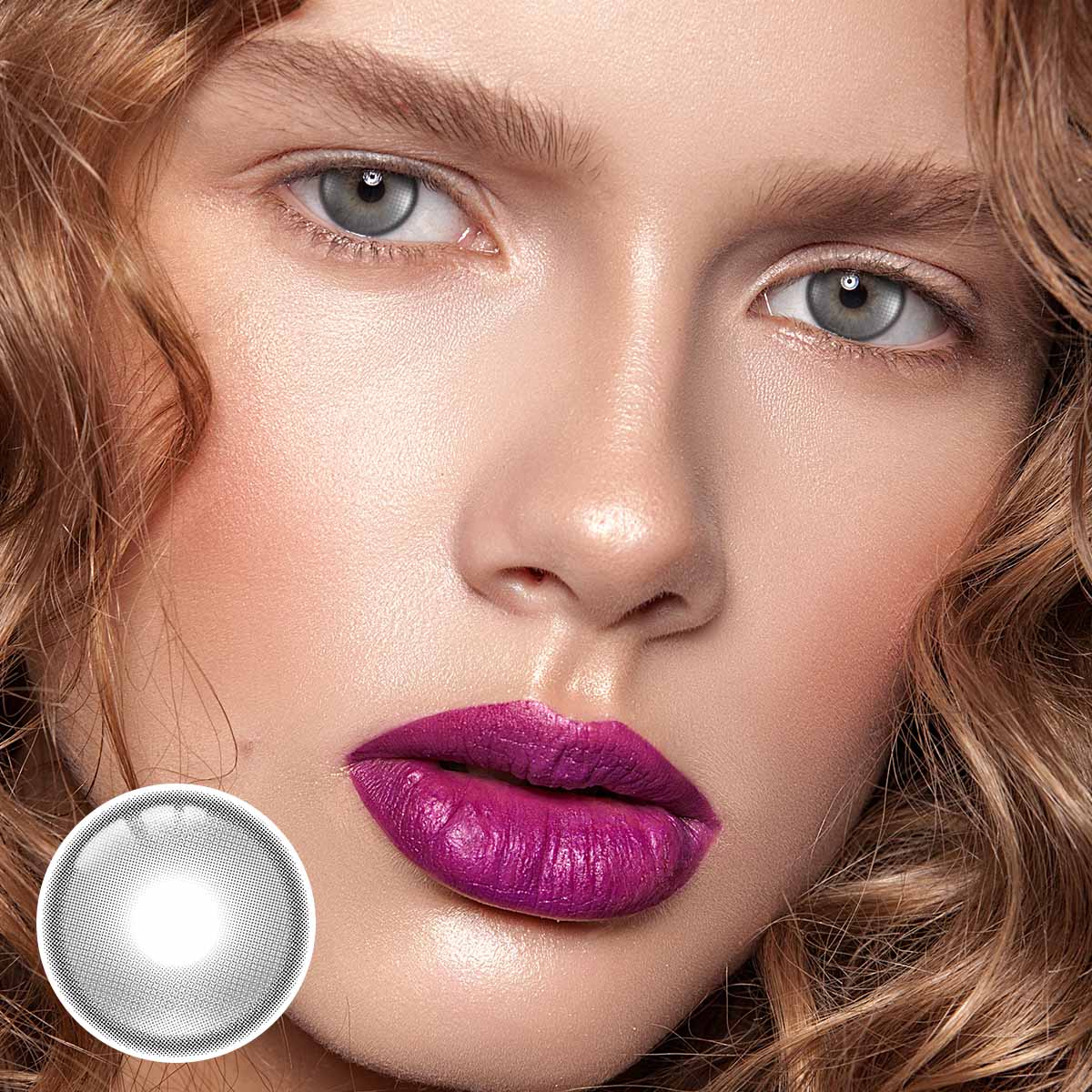 Pearl Maiden Gray Prescription Yearly Contact Lenses