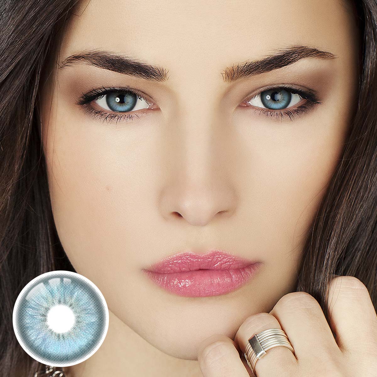 Casablanca Blue Prescription Yearly Contact Lenses