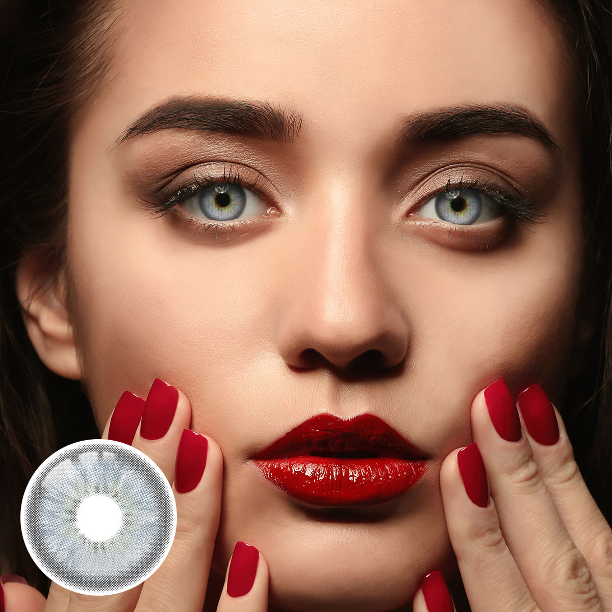 Casablanca Gray Prescription Yearly Contact Lenses