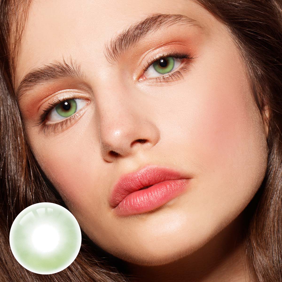 CityChic Green Prescription Yearly Contact Lenses