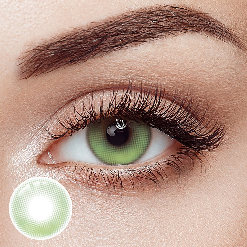 CityChic Green Prescription Yearly Contact Lenses