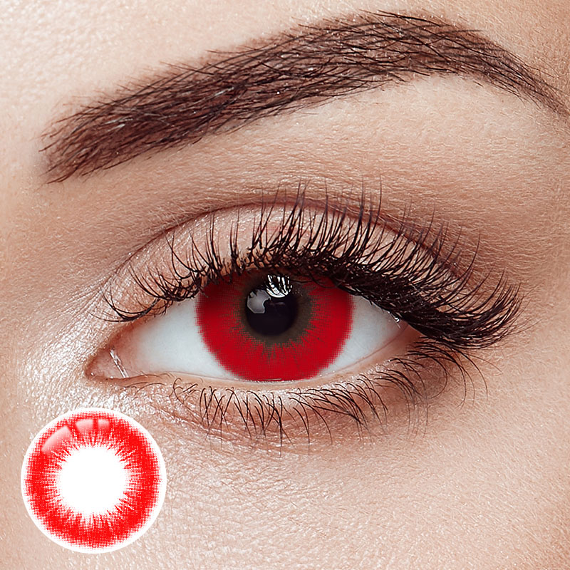 Naruto Red Costume Yearly Contact Lenses
