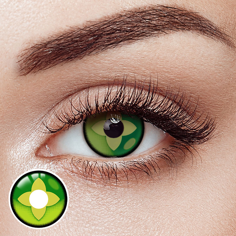 Clover Green Costume Yearly Contact Lenses
