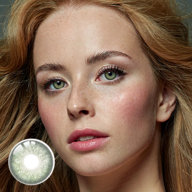 Gulla Green Prescription Yearly Contact Lenses