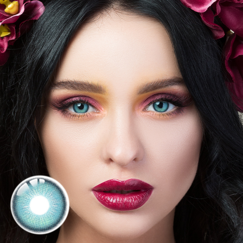 Danube Green Yearly Contact Lenses