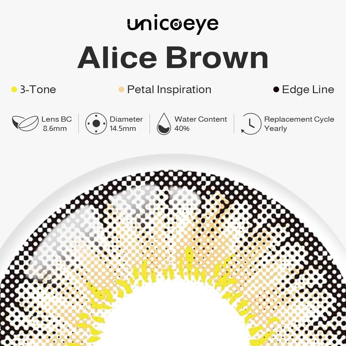 Alice Brown Yearly Contact Lenses