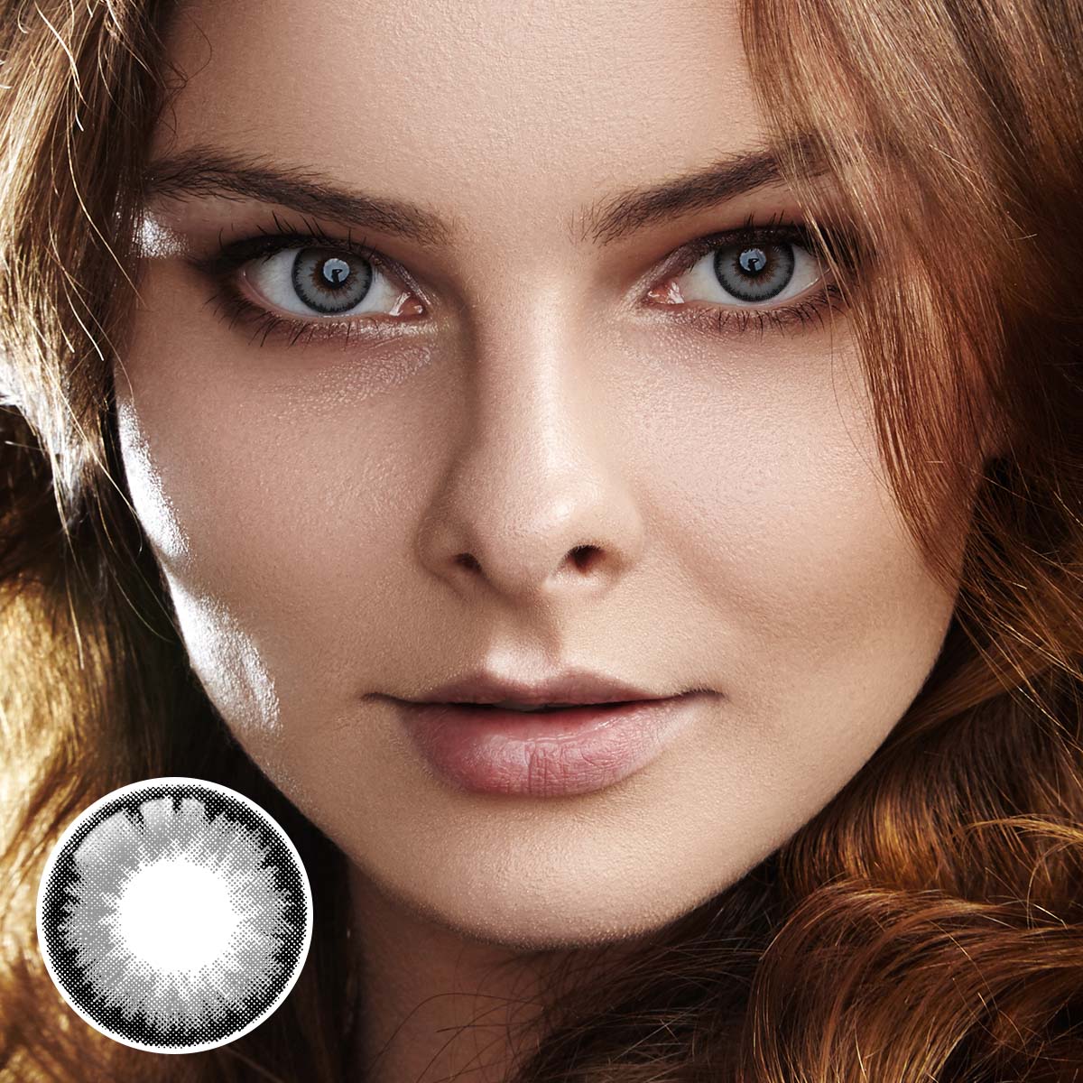 Dual Gray Yearly Contact Lenses