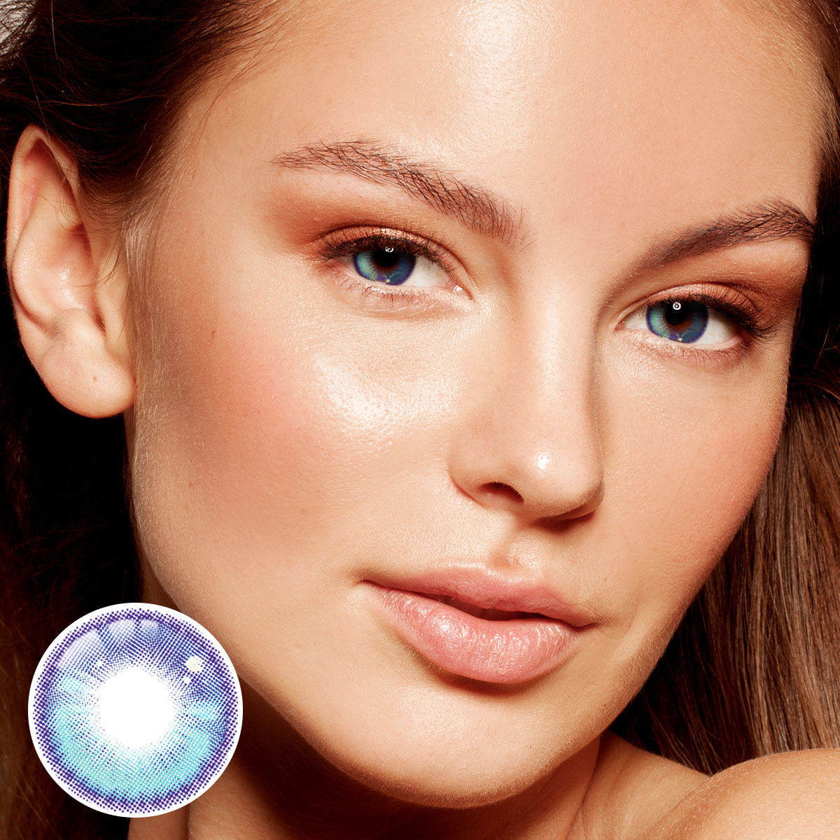 Sailor Moon Blue Prescription Yearly Contact Lenses