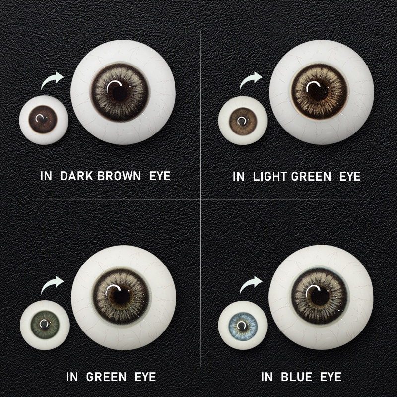 Snowfall Gray Prescription Yearly Contact Lenses