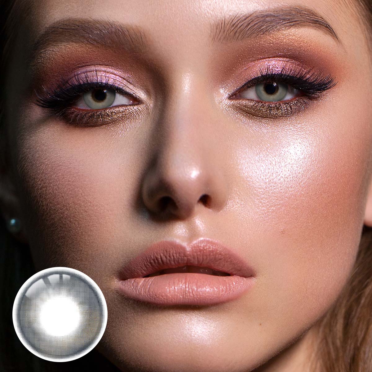 London Fog Gray Prescription Yearly Contact Lenses