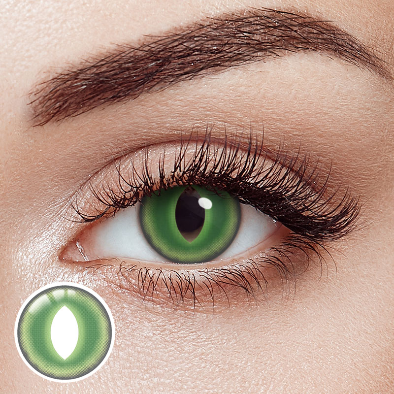Sylvan Green Costume Yearly Contact Lenses