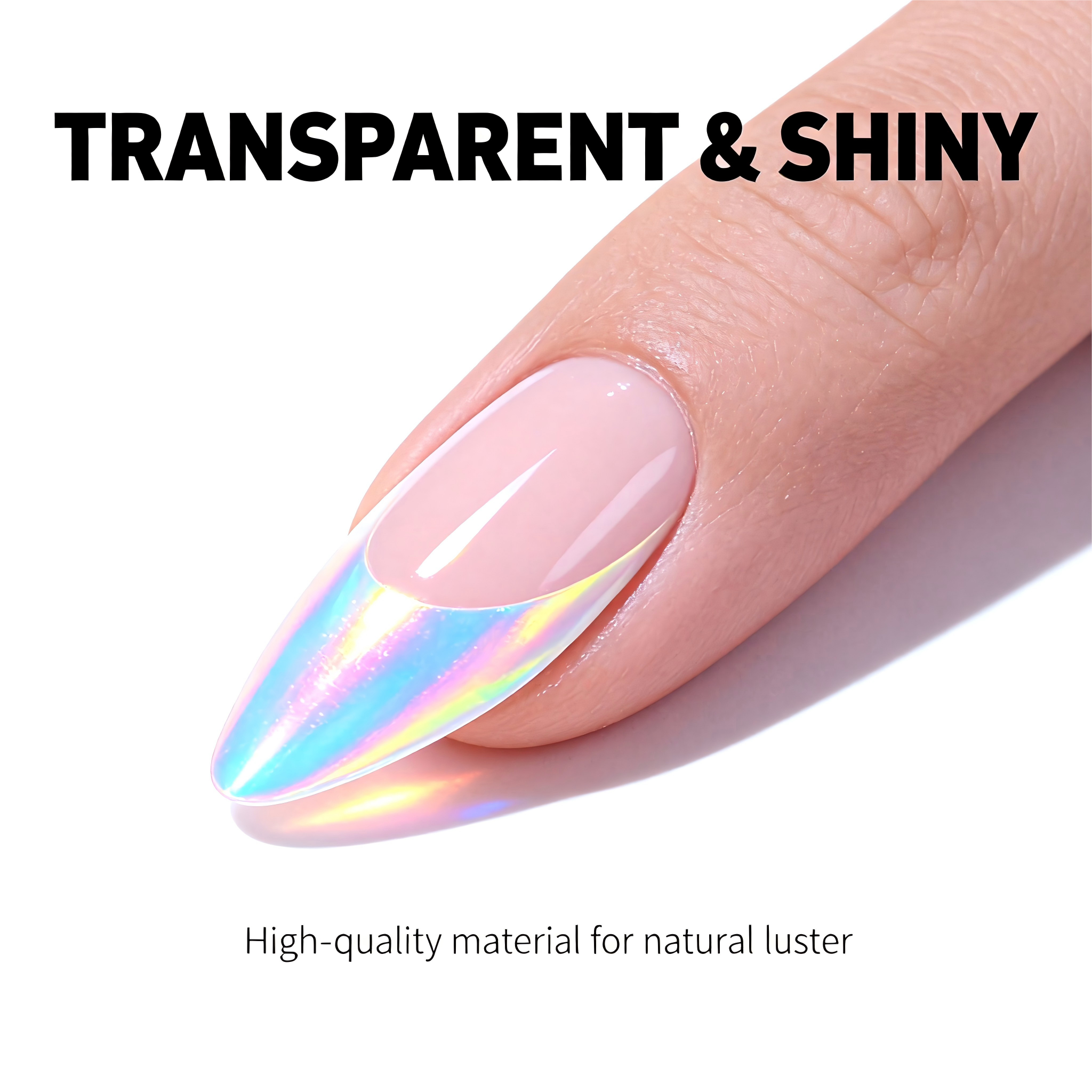 Lunar Halo Pink Nails