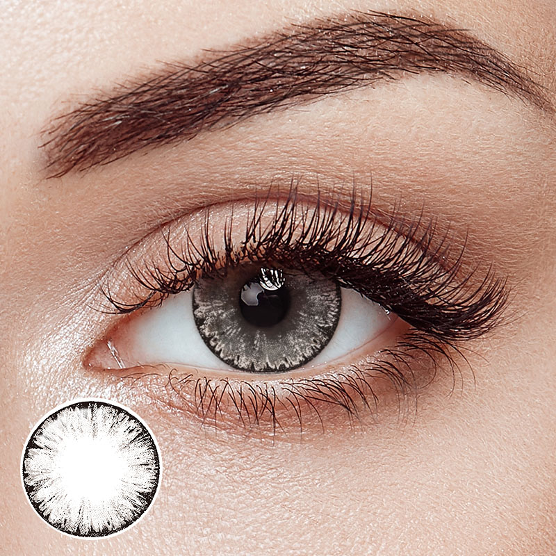 Obsidian Gray Yearly Contact Lenses