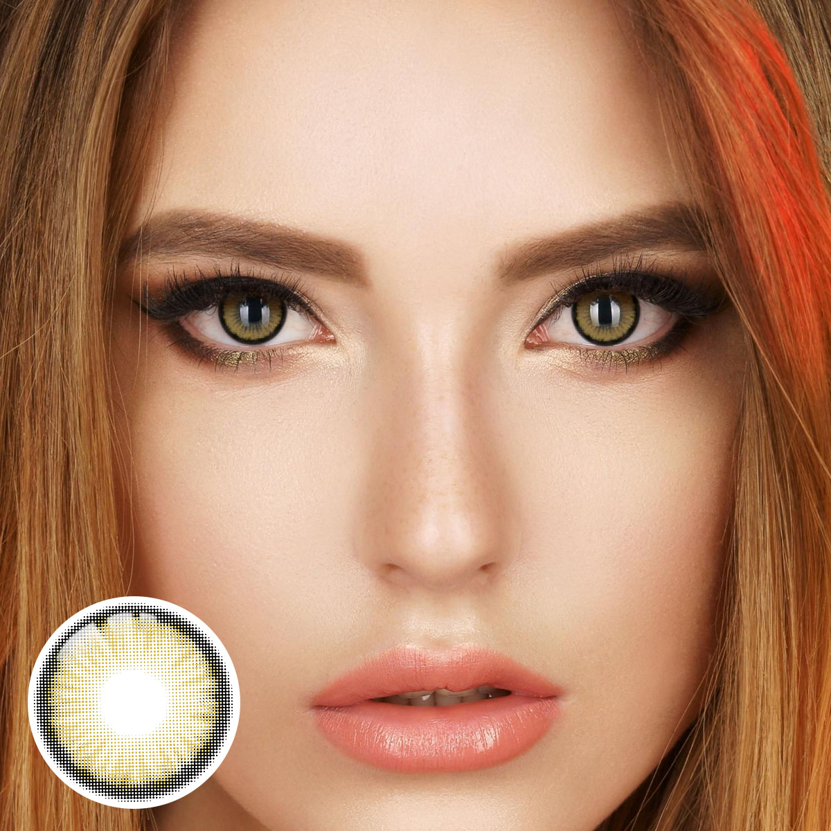 Maple Brown Yearly Contact Lenses