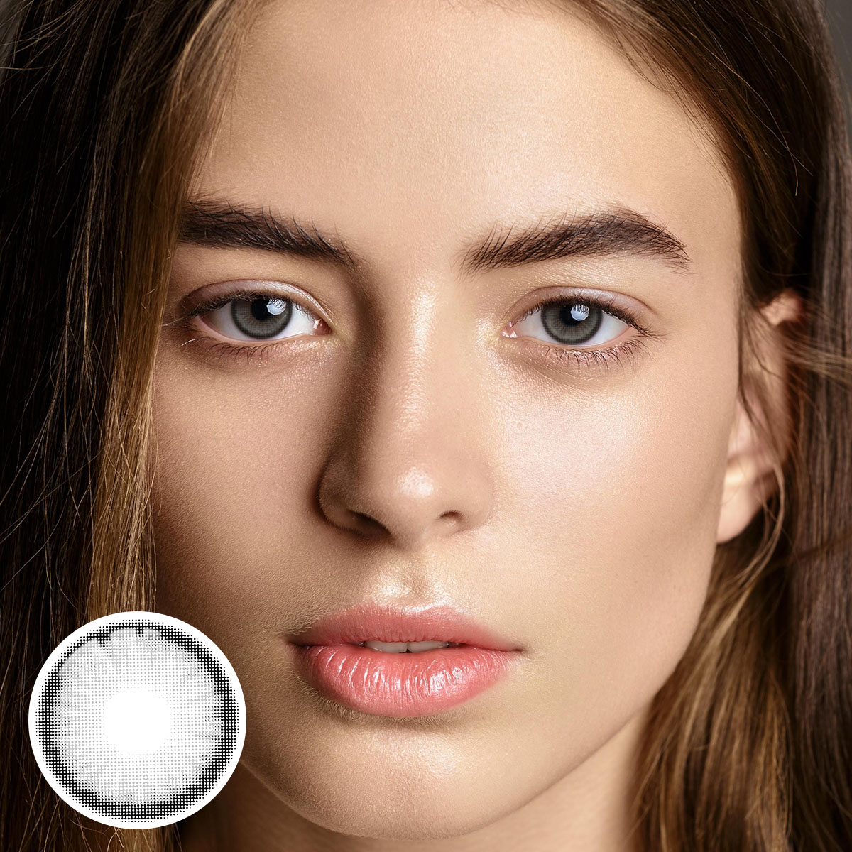 Maple Gray Yearly Contact Lenses