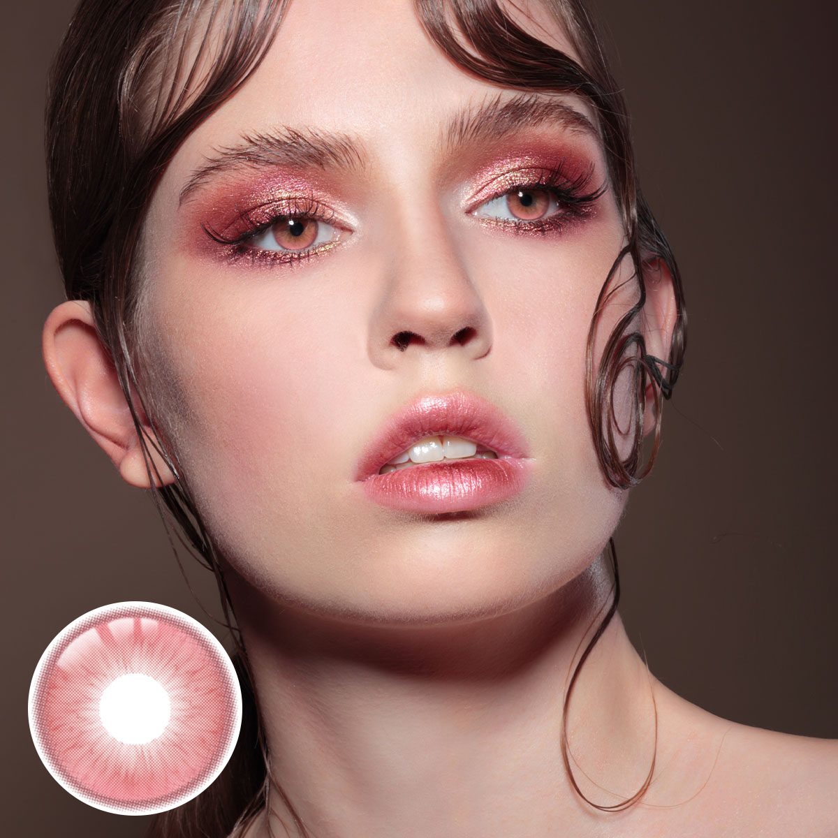 Ruby Pink Yearly Contact Lenses