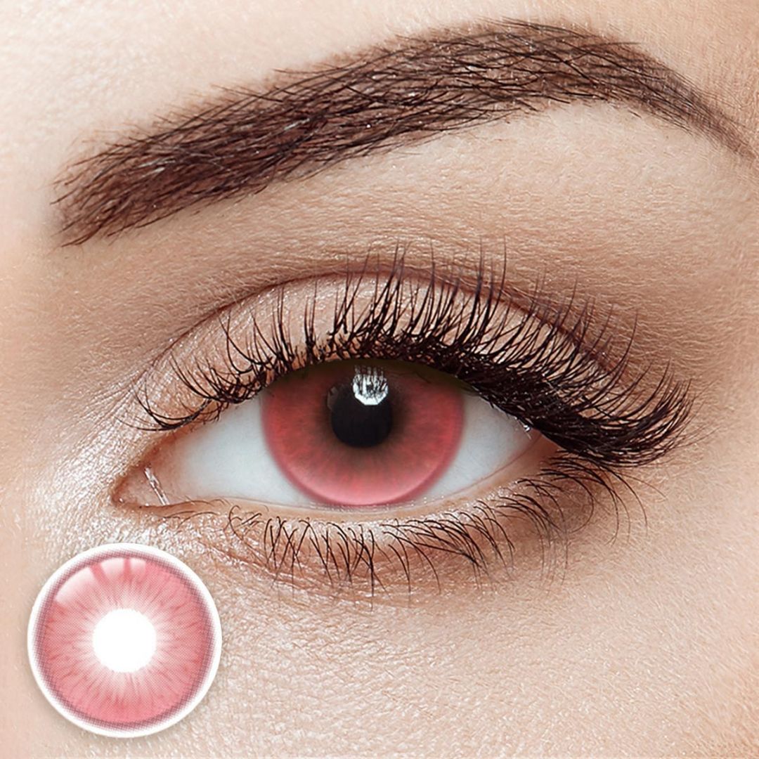 Contact Point Ruby Ruby Pink Yearly Contact Lenses
