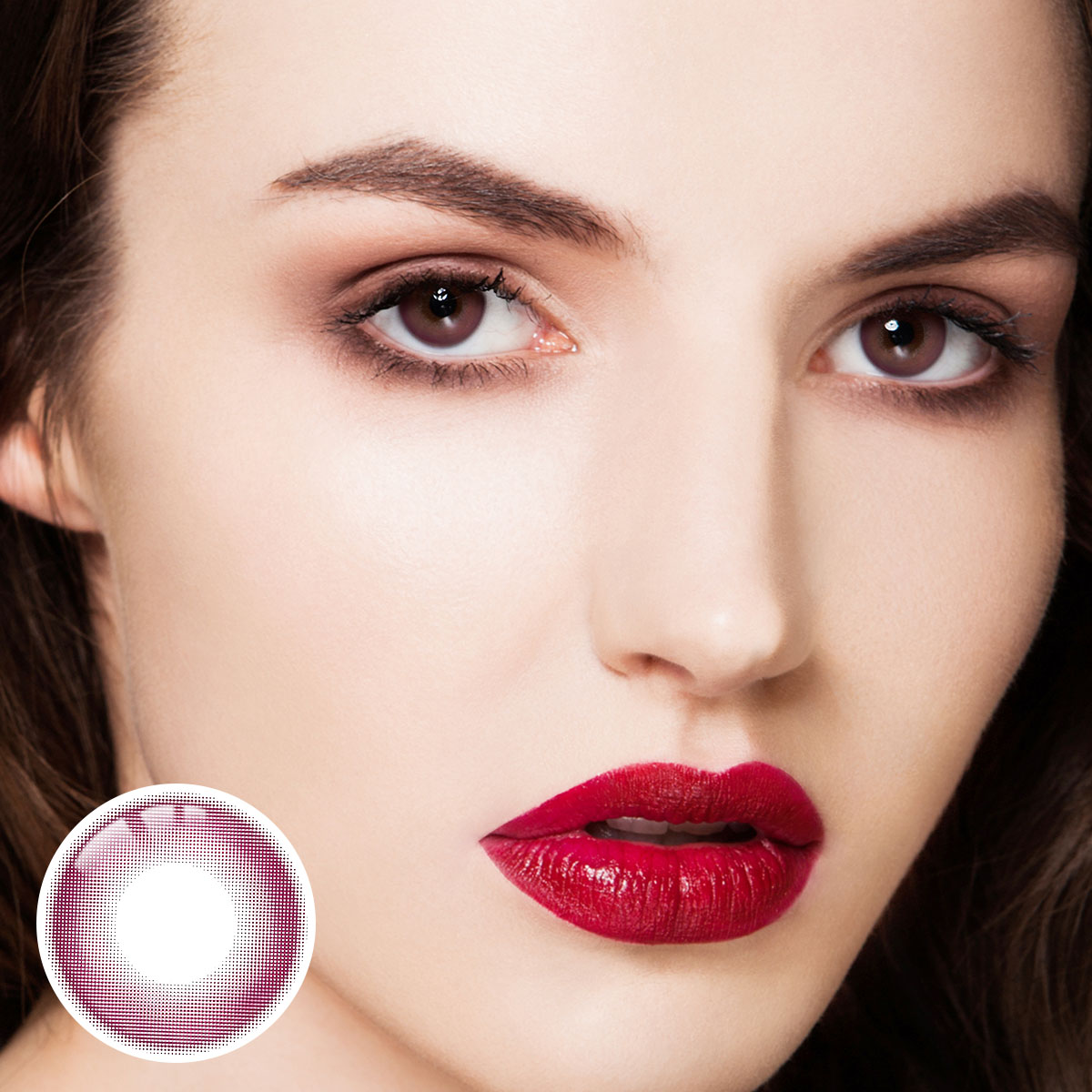 Brambles Red Yearly Contact Lenses