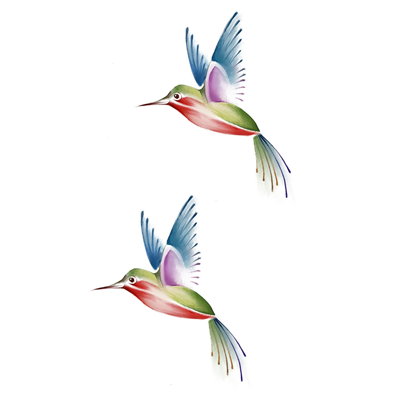 Jeweled Hummingbird Tattoos