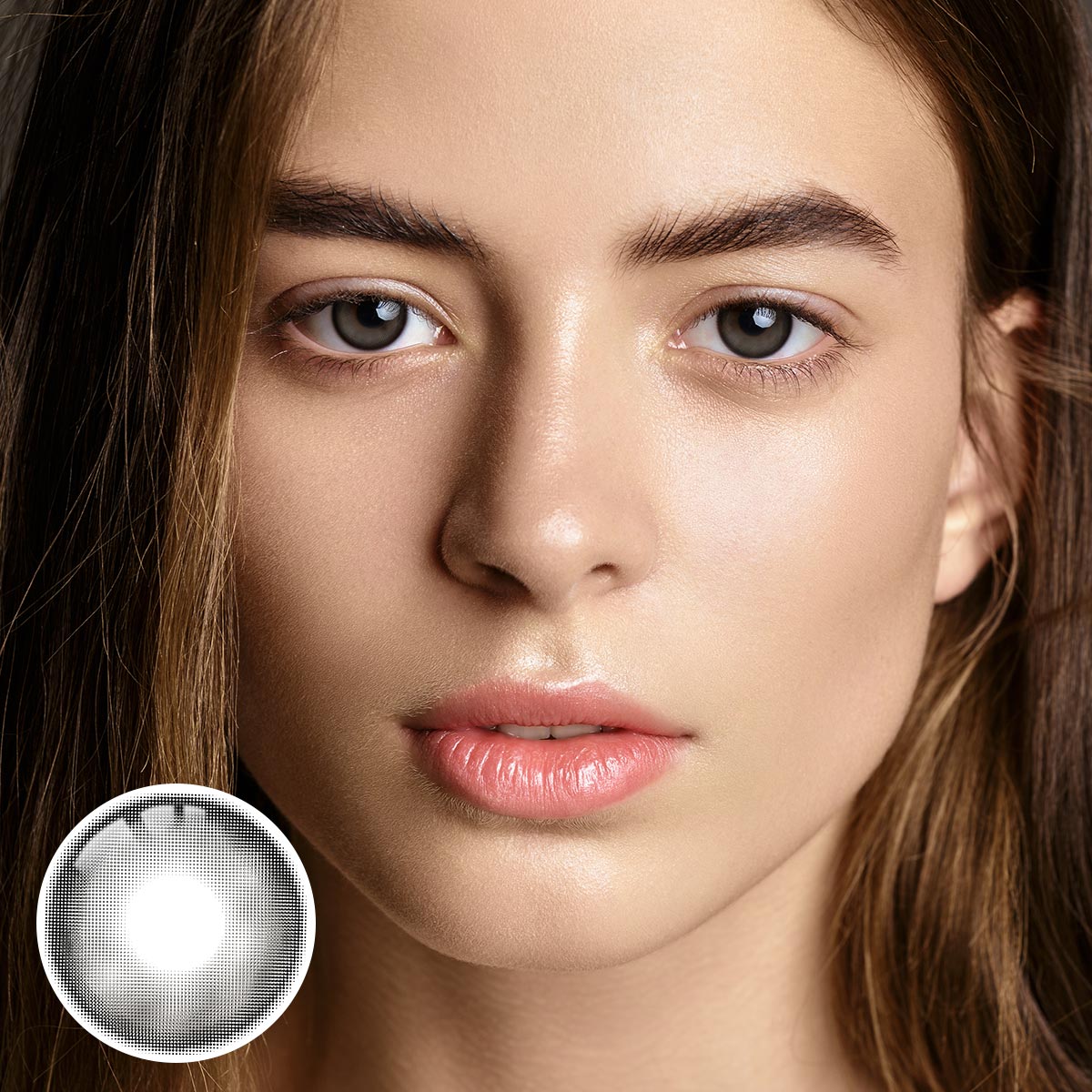 Mistful Gray Yearly Contact Lenses