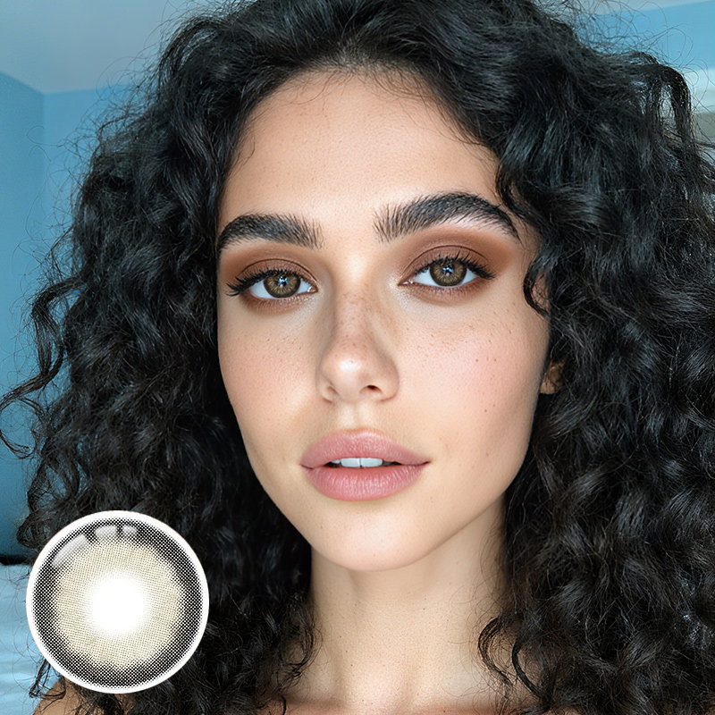 Plume Brown Yearly Contact Lenses