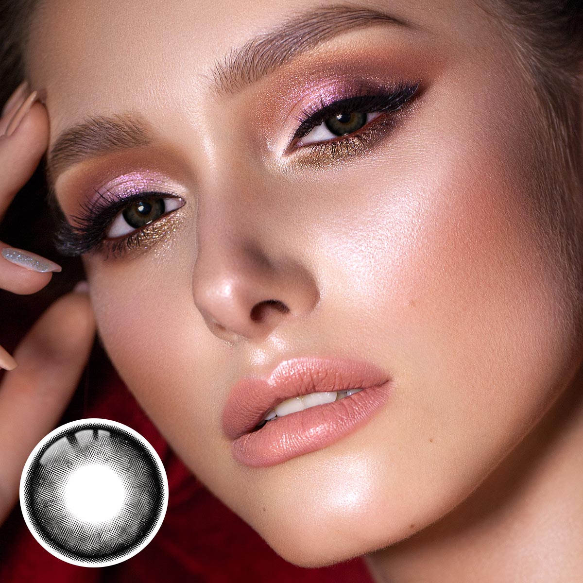 Spade Black Yearly Contact Lenses