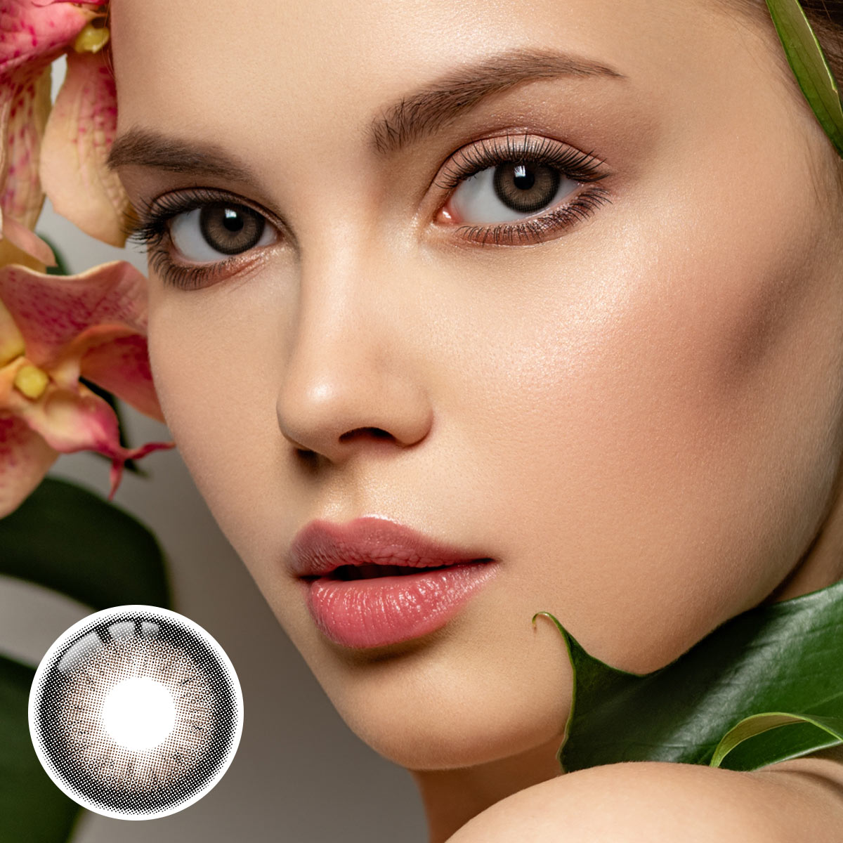 Fleur Brown Yearly Contact Lenses